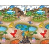 ROLLMATZ Podloga za igranje Zemlja Dinosaurusa 200 x 120cm