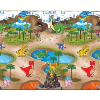 ROLLMATZ Podloga za igranje Zemlja Dinosaurusa 200 x 120cm
