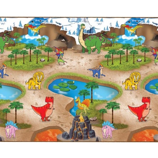 ROLLMATZ Podloga za igranje Zemlja Dinosaurusa 200 x 120cm