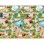 ROLLMATZ Podloga za igranje Zoološki vrt + 6 flomastera 200 x 120cm