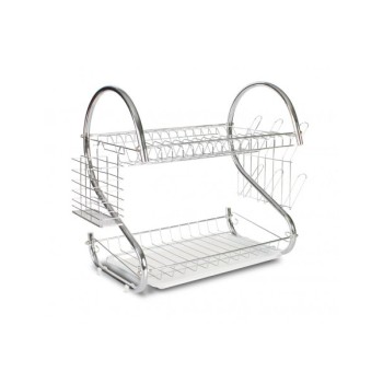 ROSBERG Ocedjivač za sudove R53000H 2 nivoa hromiran 40x25x39cm