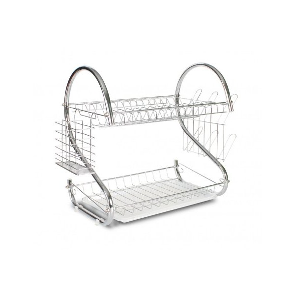 ROSBERG Ocedjivač za sudove R53000H 2 nivoa hromiran 40x25x39cm