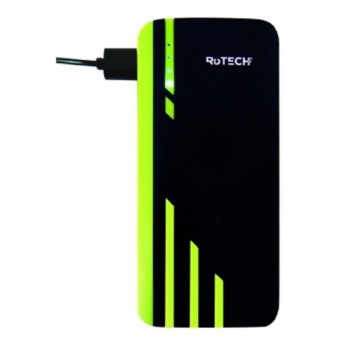 ROTECH Powerbank punjač 54007 8000mAh, crna/zelena