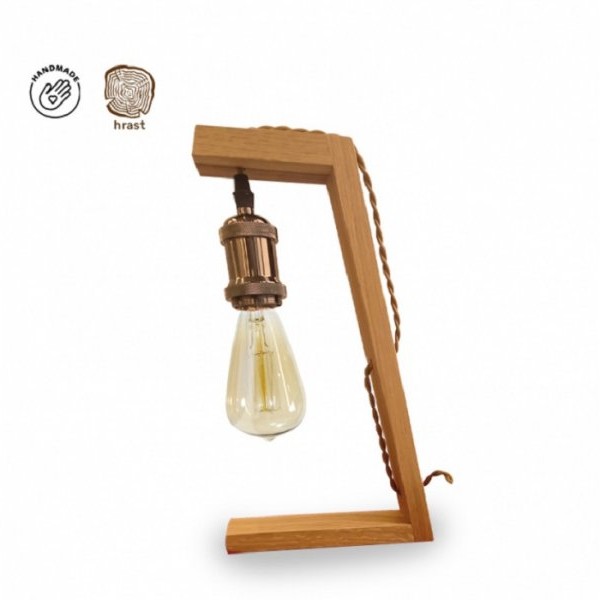 RUSTIK 148 Stona lampa 1XE27 Hrast