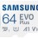 SAMSUNG 64GB MB-MC64SA/EU EVO Plus SDXC memorijska kartica sa adapterom
