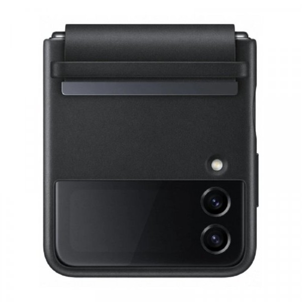 SAMSUNG KOŽNA FUTROLA Z FLIP 4 CRNA EF-VF721-LBE