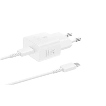 SAMSUNG Kućni punjač EP-T2510 sa kablićem 25W BELI (1301269)