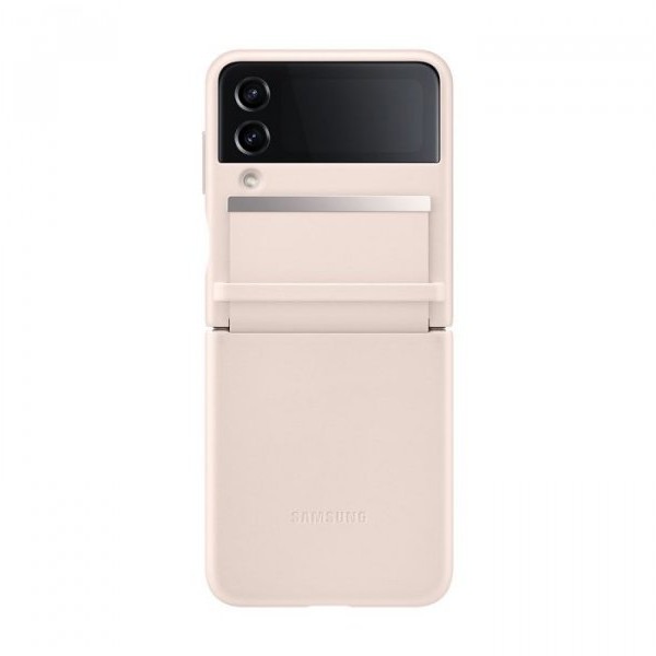 SAMSUNG Preklopna Kozna Maska Za Flip 4, Breskva