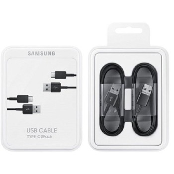 SAMSUNG USB na USB Tip C kabl x2 (Crni)