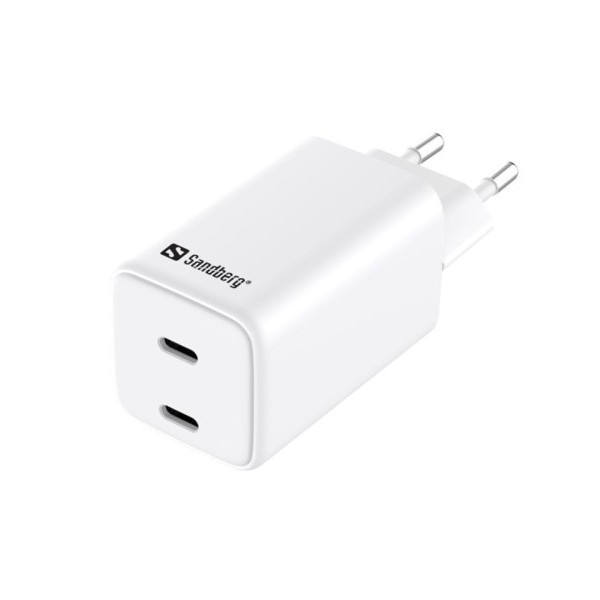 Sandberg Dual USB-C PD 65W AC punjac 441-56