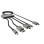 Sandberg Kabl-display HUB All-In-One USB C/DP/m DP/HDMI - HDMI 2m 509-21