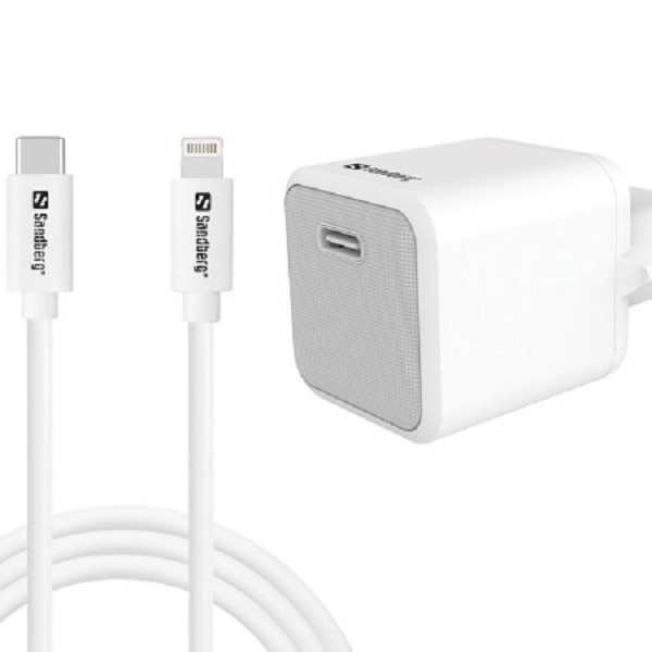 Sandberg Kućni punjač USB-C 20W sa Lightning kablom, 1m (441-57)