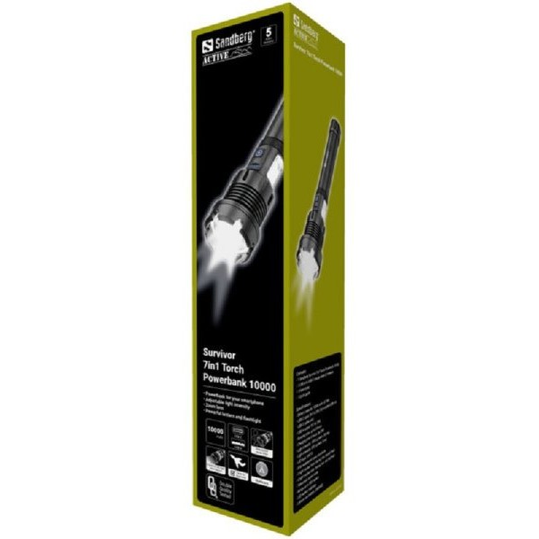 Sandberg Survivor 7u1 10000mAh, Powerbank i baterijska lampa (421-09)