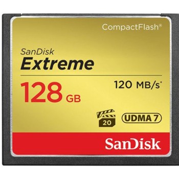 SANDISK COMPACT FLASH CARD.128GB Extreme SDCFXSB-128G-G46