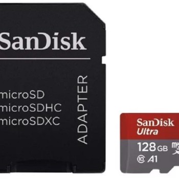 SANDISK SDHC 128GB micro 100MB/s40MB/s Class10 U3/V30+SD Adap.