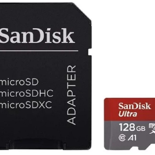 SANDISK SDHC 128GB micro 100MB/s40MB/s Class10 U3/V30+SD Adap.