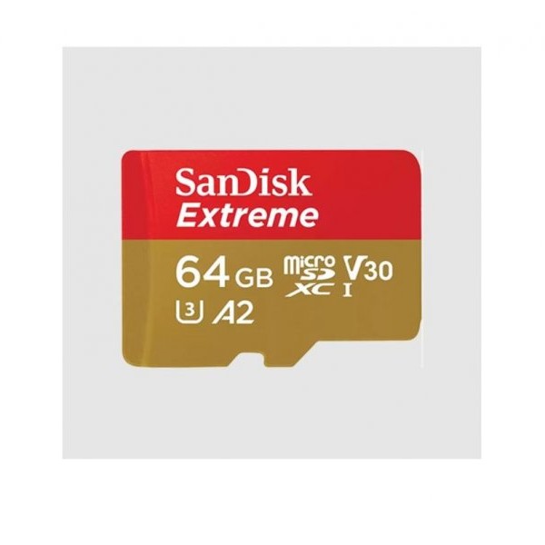 SANDISK SDXC 64GB Extreme micro 170MB/s UHS-I Class10 U3 V30+ Adapter