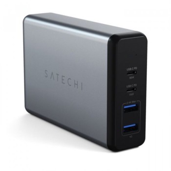 SATECHI 108W Type-C MultiPort Travel Charger (1x USB-C PD,2x USB3.0,1xQualcomm 3.0) - Space Grey(ST-TC108WM