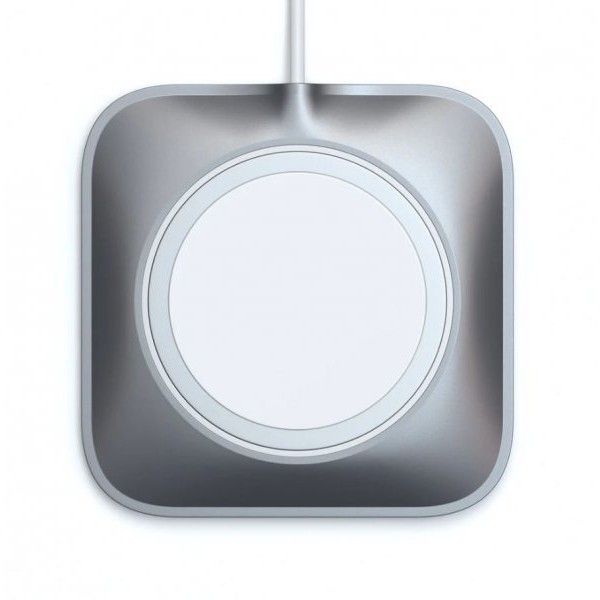 SATECHI Aluminium Dock for Mag safe Charger iPhone 12 Pro Max/12 Pro/12 Mini/12 - Space Grey