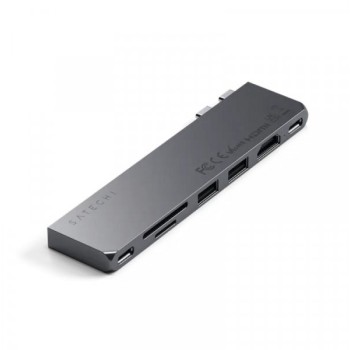 SATECHI Pro Slim Space Grey Multiport Hub