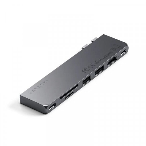 SATECHI Pro Slim Space Grey Multiport Hub