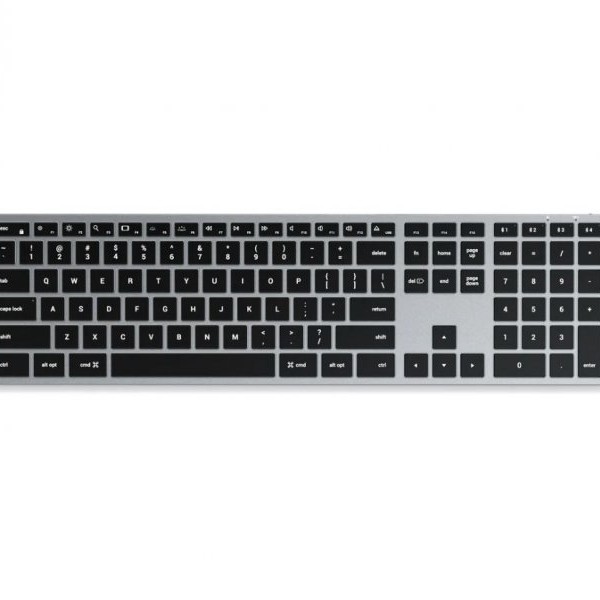 SATECHI Slim X3 Bluetooth BACKLIT Wireless Keyboard - US - Space Grey