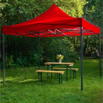 Savacoop Paviljon crveni sklopivi 3x3m