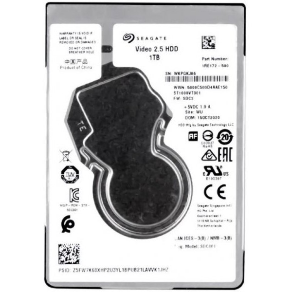 SEAGATE 2.5'' 1TB ST1000VT001 Interni hard disk refabrikovan