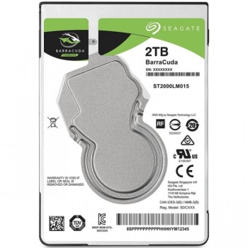SEAGATE 2TB 2.5'' SATA III 128MB 5.400rpm ST2000LM015 Barracuda