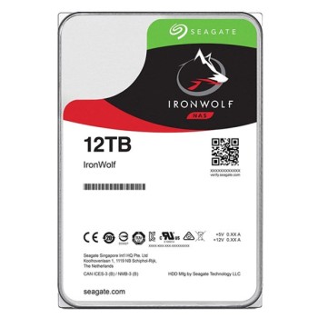 SEAGATE IronWolf, 3.5 / 12TB / 256MB / SATA / 7200 rpm, ST12000VN0008