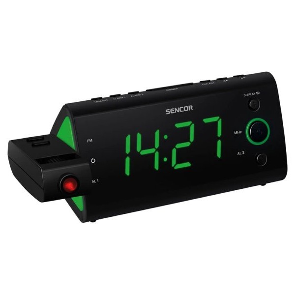 SENCOR SRC 330 GN zeleni Digitalni sat sa alarmom