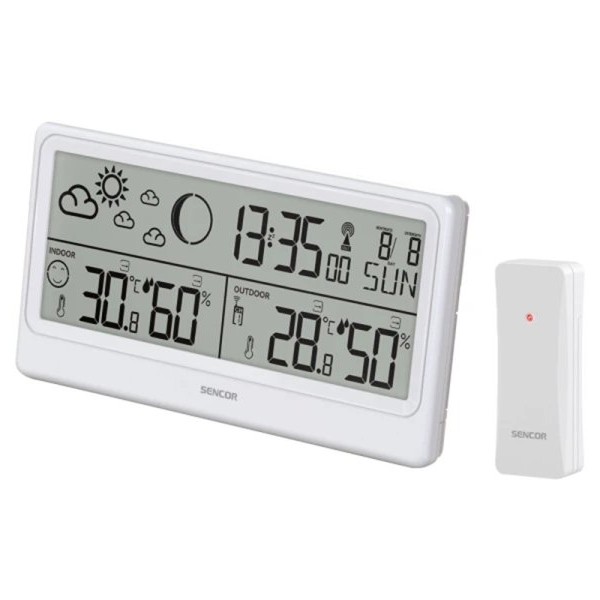 SENCOR SWS 3600 bela Smart meteorološka stanica
