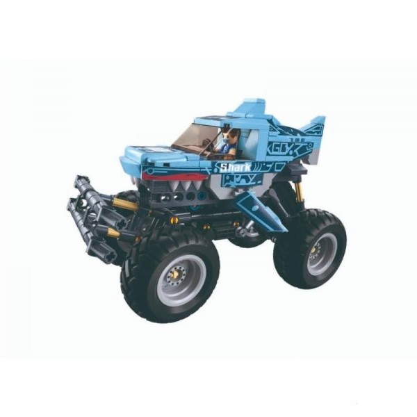 SLUBAN Kocke vozilo off road plavi