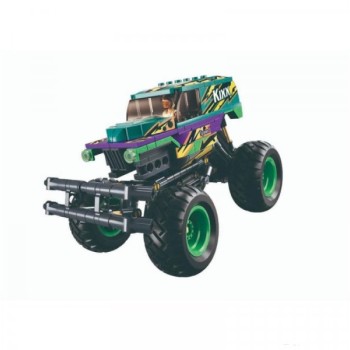 SLUBAN Kocke vozilo off road zeleni