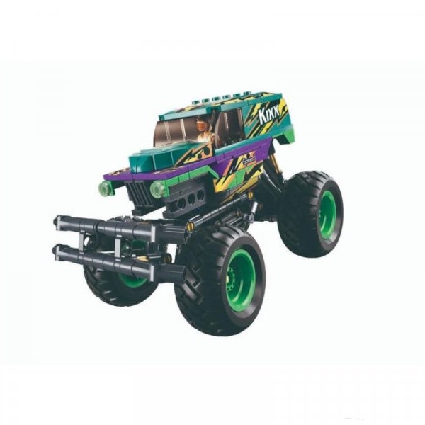 SLUBAN Kocke vozilo off road zeleni