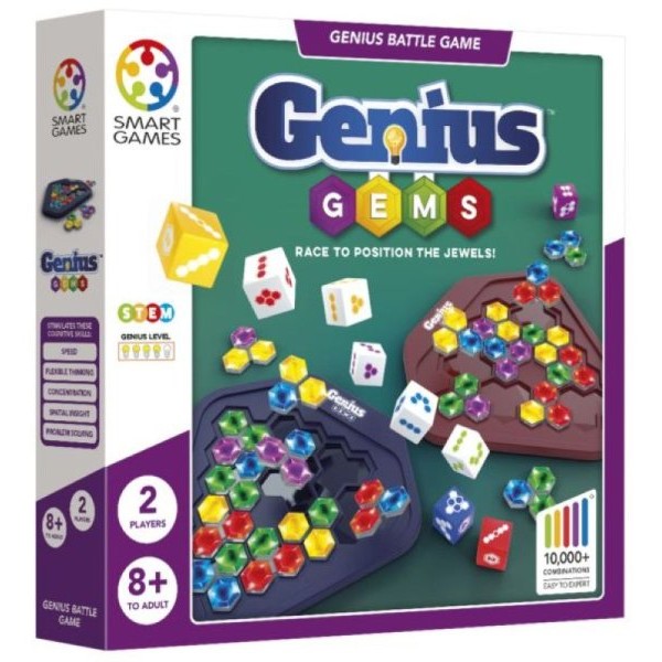 SMART GAMES SMART PUZZLE SMART GAMES GENIUS GEMS