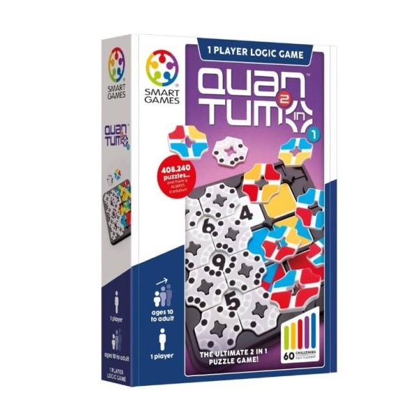 SMART GAMES SMART PUZZLE SMART GAMES QUANTUM - 2 IN 1 PUZZLE