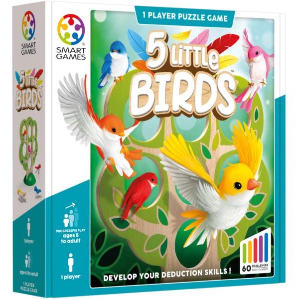 SMART Puzzle smart games 5 ptičica (MDP25639)