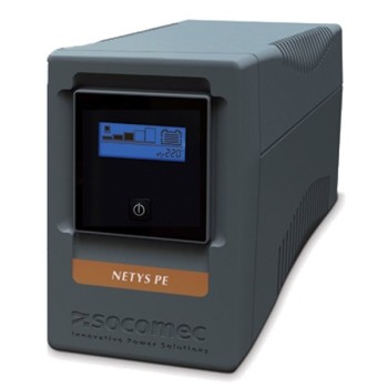 SOCOMEC UPS NeTYS PE 1500VA/900W 230V 50/60Hz AVR, Step wave, LCD displej, RJ45, 1xUSB