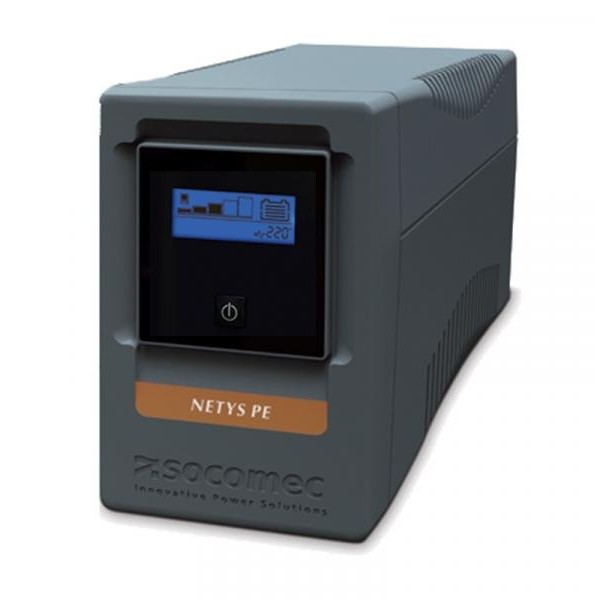 SOCOMEC UPS NeTYS PE 2000VA/1200W 230V 50/60Hz AVR, Step wave, LCD displej, RJ45, 1xUSB NPE2000LCD