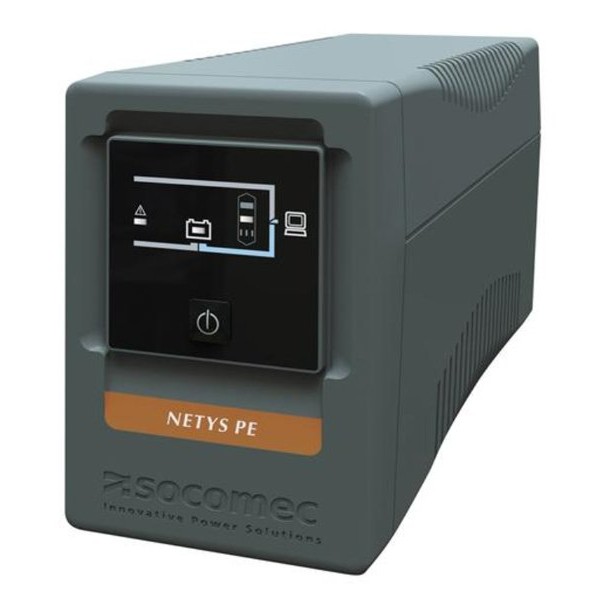 SOCOMEC UPS NeTYS PE 850VA/480W 230V 50/60Hz AVR, Step wave, RJ45, 1xUSB