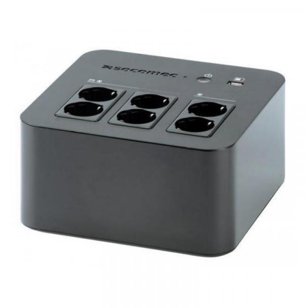 SOCOMEC UPS NeTYS PL 600VA/360W 230V 50/60Hz Step wave, 4+2 šuko izlaz, 1xUSB, Crni NPL0600D