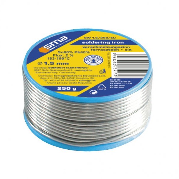 SOMOGYI ELEKTRONIC Tinol za lemljenje SW1,5/250