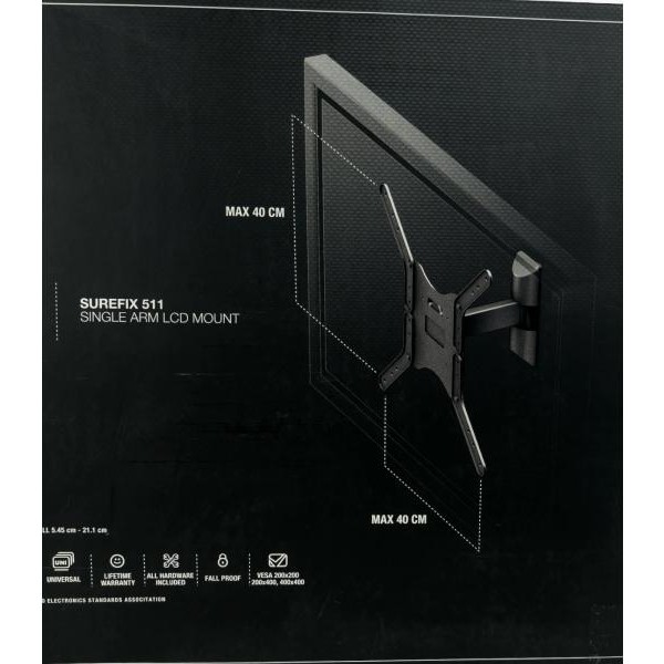 SONOROUS SUREFIX 511 Zidni držač za TV