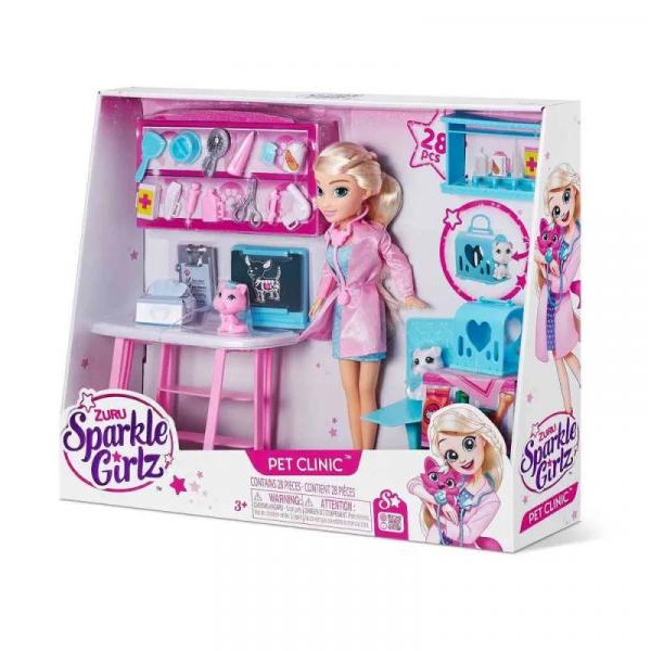 SPARKLE GIRLZ VETERINAR SET SA LUTKOM