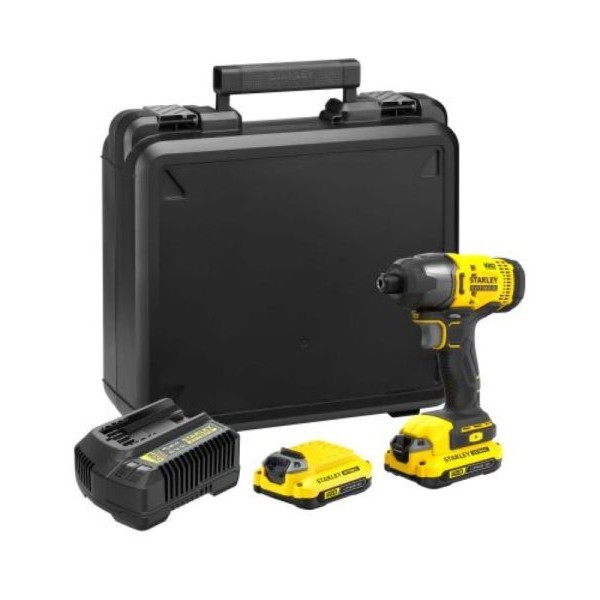 STANLEY Udarni odvijac SFMCF800C2K-QW; 18 V; 2x1,5 Ah aku.