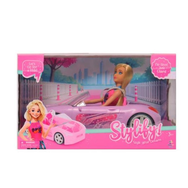 STYLIFY Lutka u automobilu, 31cm
