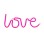 TelForceOne Dekorativna neon LED rasveta LOVE