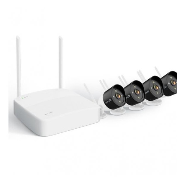TENDA K4W-3TC * 4 Channel Wireless HD Video Security Kit (15599)