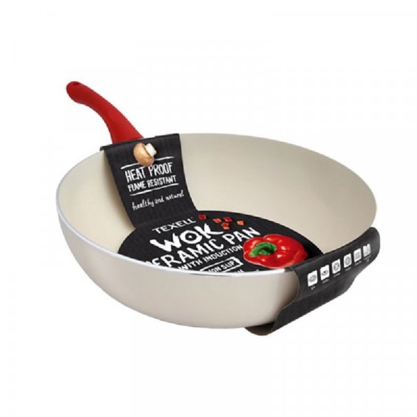 TEXELL Tiganj Wok keramički duboki TPC-W28